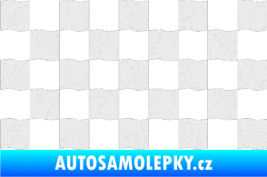 Samolepka Šachovnice 003 Ultra Metalic bílá