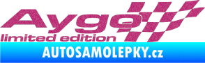 Samolepka Aygo limited edition pravá Ultra Metalic růžová