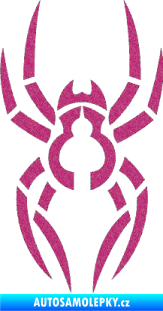 Samolepka Pavouk 006 Ultra Metalic růžová