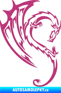 Samolepka Dragon 043 pravá Ultra Metalic růžová
