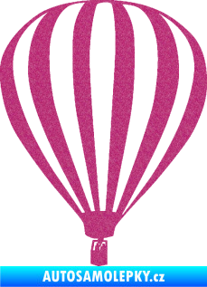 Samolepka Horkovzdušný balón 001  Ultra Metalic růžová