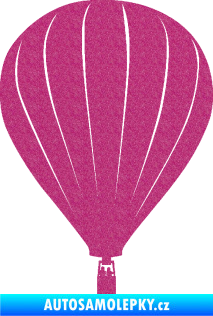 Samolepka Horkovzdušný balón 002 Ultra Metalic růžová