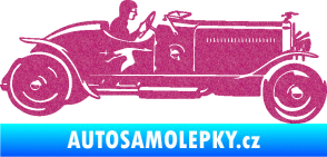 Samolepka Interiér 007 pravá auto Ultra Metalic růžová