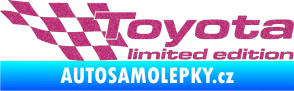 Samolepka Toyota limited edition levá Ultra Metalic růžová