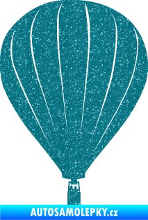 Samolepka Horkovzdušný balón 002 Ultra Metalic tyrkysová