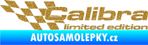Samolepka Calibra limited edition levá Ultra Metalic zlatá