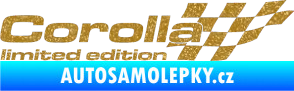 Samolepka Corolla limited edition pravá Ultra Metalic zlatá