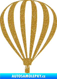 Samolepka Horkovzdušný balón 001  Ultra Metalic zlatá