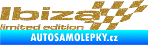 Samolepka Ibiza limited edition pravá Ultra Metalic zlatá