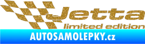 Samolepka Jetta limited edition levá Ultra Metalic zlatá