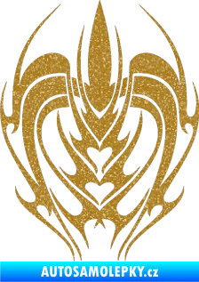 Samolepka Kapota 016 tetování Ultra Metalic zlatá