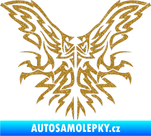 Samolepka Kapota 037 tatto dravec Ultra Metalic zlatá