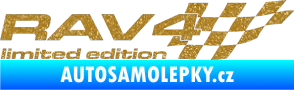 Samolepka RAV4 limited edition pravá Ultra Metalic zlatá