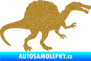 Samolepka Spinosaurus 001 pravá Ultra Metalic zlatá
