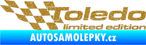 Samolepka Toledo limited edition levá Ultra Metalic zlatá