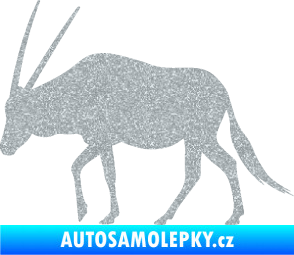 Samolepka Antilopa 001 levá Ultra Metalic stříbrná metalíza