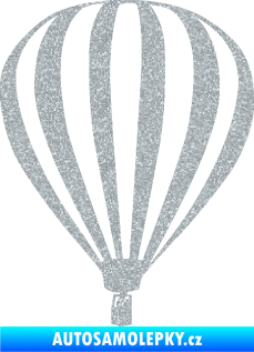 Samolepka Horkovzdušný balón 001  Ultra Metalic stříbrná metalíza
