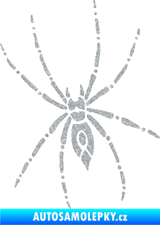 Samolepka Pavouk 011 levá Ultra Metalic stříbrná metalíza