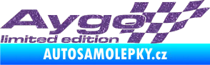 Samolepka Aygo limited edition pravá Ultra Metalic fialová