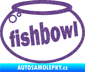 Samolepka Fishbowl akvárium Ultra Metalic fialová