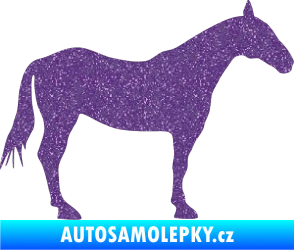 Samolepka Kůň 005 pravá Ultra Metalic fialová