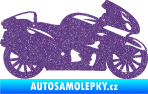 Samolepka Motorka 048 pravá silniční Ultra Metalic fialová