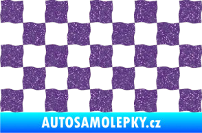 Samolepka Šachovnice 004 Ultra Metalic fialová