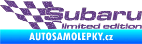 Samolepka Subaru limited edition levá Ultra Metalic fialová