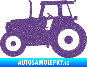 Samolepka Traktor 001 levá Ultra Metalic fialová