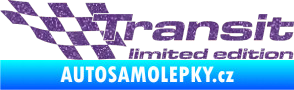 Samolepka Transit limited edition levá Ultra Metalic fialová