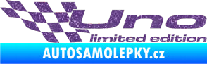 Samolepka Uno limited edition levá Ultra Metalic fialová