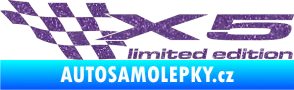 Samolepka X5 limited edition levá Ultra Metalic fialová