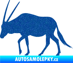 Samolepka Antilopa 001 levá Ultra Metalic modrá