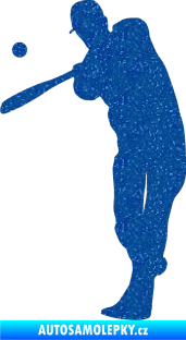 Samolepka Baseball 012 levá Ultra Metalic modrá