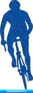 Samolepka Cyklista 006 levá Ultra Metalic modrá