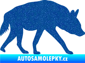 Samolepka Hyena 001 pravá Ultra Metalic modrá