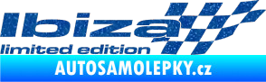 Samolepka Ibiza limited edition pravá Ultra Metalic modrá