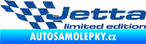 Samolepka Jetta limited edition levá Ultra Metalic modrá