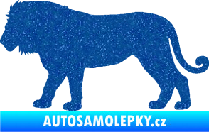 Samolepka Lev 001 levá Ultra Metalic modrá