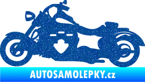 Samolepka Motorka 056 levá Ultra Metalic modrá