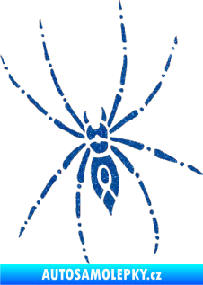 Samolepka Pavouk 011 levá Ultra Metalic modrá