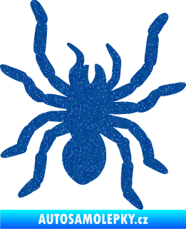 Samolepka Pavouk 014 pravá Ultra Metalic modrá
