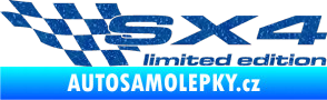 Samolepka SX4 limited edition levá Ultra Metalic modrá