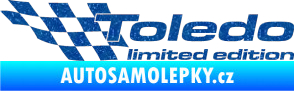 Samolepka Toledo limited edition levá Ultra Metalic modrá
