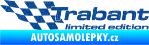 Samolepka Trabant limited edition levá Ultra Metalic modrá