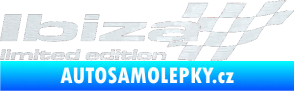 Samolepka Ibiza limited edition pravá 3D karbon bílý