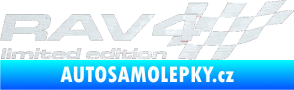 Samolepka RAV4 limited edition pravá 3D karbon bílý