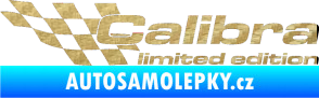 Samolepka Calibra limited edition levá 3D karbon zlatý