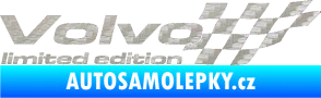 Samolepka Volvo limited edition pravá 3D karbon stříbrný
