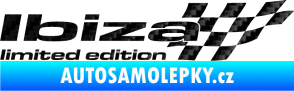 Samolepka Ibiza limited edition pravá 3D karbon černý